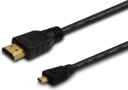 HDMI към micro HDMI кабел 1 м черен