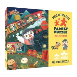 Chronicle Books Puzzle Owls on Board 60 pieces
