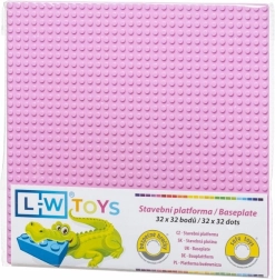 Base building plate 32×32 pink