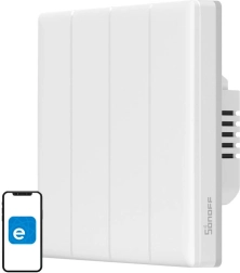 Интелигентен сензорен стенен Wi‑Fi ключ Sonoff TX T5 4C