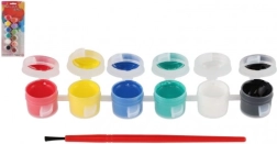 Акрилни бои с четка за керамика, стъкло и камъни