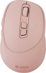 2.4 GHz Wireless Mouse with Silent Switches and USB‑C Charging – Pink