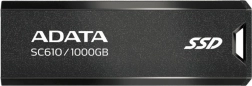 Външен SSD диск ADATA SC610 1000GB USB3.2 Gen2 черен