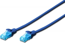 Пач кабел U/UTP кат.5e PVC 3 м син