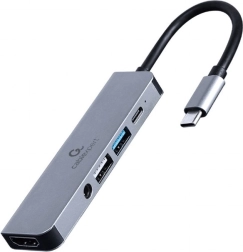 USB‑C адаптер 5 в 1 с PD, HDMI, аудио, USB 3.1 и USB 2.0