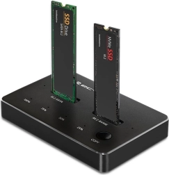 Докинг станция за SSD M.2 | NVMe | SATA | USB-C | Dual 2 x 2TB