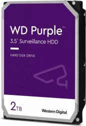 Твърд диск WD Purple 2TB за видеонаблюдение