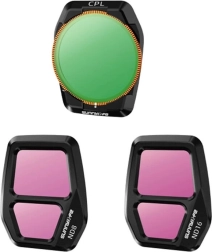 Sunnylife комплект филтри за дронове AIR 3S - CPL, ND8 и ND16