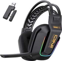 Onikuma GT828 Wireless Gaming Headset with RGB and 2.4 GHz/Bluetooth