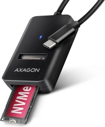 AXAGON адаптер USB 3.2 Gen 2 за M.2 NVMe/SATA SSD с кабел USB‑C 10 см