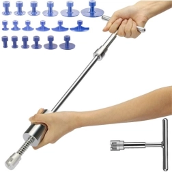 Комплект за ремонт на вдлъбнатини по каросерията с плъзгащо чукче и PDR адаптери