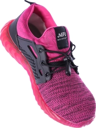 Ултралeки работни защитни обувки S1P – Розов