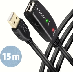 Active USB 2.0 Extension Cable AXAGON ADR-215 15m