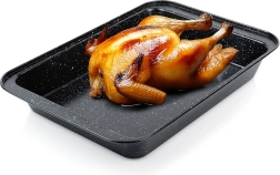 Гранитна правоъгълна тава за печене 37,5 × 25,5 × 5 см VILDE