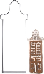 Stainless steel house cookie cutter 14 cm