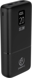 Rebeltec P20 Power Bank with LCD, 20000 mAh, PD 22.5 W