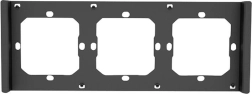 Frame for SONOFF M5 80 triple switch, gray-black