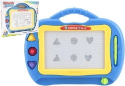 Магнитна дъска за рисуване за деца, пластмасова, 2 цвята