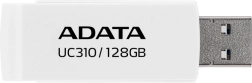 Флаш памет ADATA UC310 128 GB USB 3.2, бяла