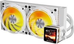 Водно охлаждане за CPU DarkFlash Explore DE240, бяло