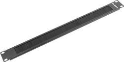 Lanberg панел с четки 19'' 1U черен