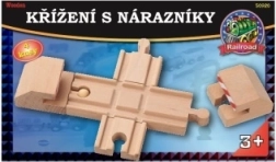Maxim кръстови релси и буфери за дървена влакова писта