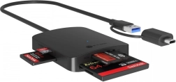 Четец на карти 4в1 USB Type-C + A