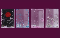 Блестящ калъф за тетрадка A4