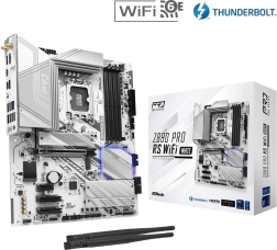 Asrock z890 pro rs wifi white atx дънна платка