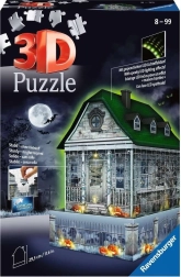 Ravensburger 3D пъзел Обитаваната къща със светещ ефект 216 части