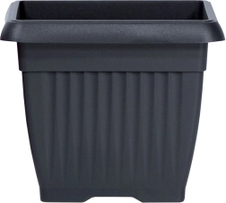 Terra Square Flower Pot 24 cm Anthracite