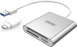 Четец на карти памет USB 3.0 + USB Type‑C