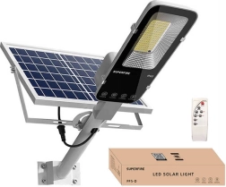 Superfire Solar Street Lamp with Remote Control, 1400 lm, 20000 mAh, IP65
