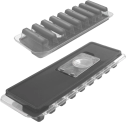Silicone ice cube tray with lid 26.5 × 9.5 cm