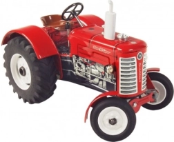 Метален трактор Zetor 50 Super с ключ 1:25, червен