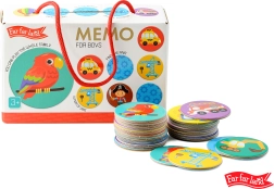 Far Far Land кръгло мемори (пексо) за момчета