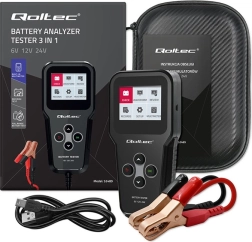 Дигитален тестер за автомобилни акумулатори 3в1 с LCD за 6 V, 12 V и 24 V, 30–200 Ah
