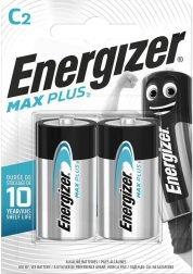 Alkaline Batteries Max Plus C LR14, 2 pcs, blister