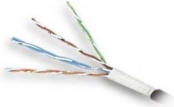 FTP shielded cable Cat 5e, aluminum-copper conductor, 305 m