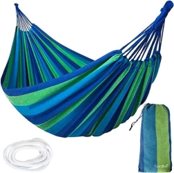 Градински двоен хамак без летви 240 × 150 см, товароносимост 150 кг