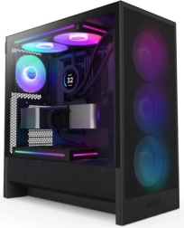 Компютърна кутия H5 FLOW RGB Mid Tower черна