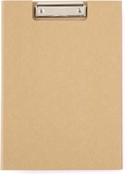 A4 Laminated Clipboard Folder Kraft Nature