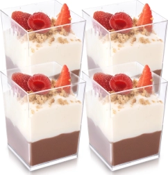 Cups for desserts and snacks 160 ml, 4 pcs