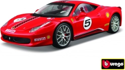 Metal model car Ferrari 458 Challenge 1:24 red