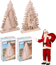 Christmas Tree 25 cm with 10 LED Lights GRUNDIG