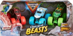 Monster Jam Charged Beasts – комплект от 3 monster камиона 1:64