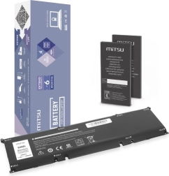MITSU battery for Dell Alienware M17/M15 R3/R4, Precision 5550 and XPS 9500/9510 laptops (6000 mAh, 69 Wh, 11.55 V)