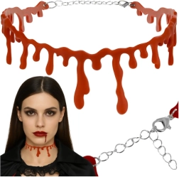 Ruhhy bloody choker necklace for Halloween - 1 piece