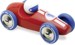 Vilac състезателна кола червена със сини колела