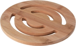 Bamboo trivet for hot cookware 20 cm